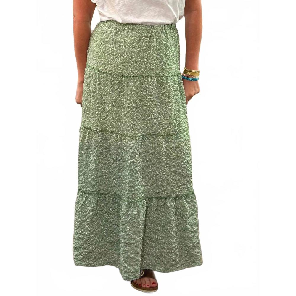 NEW DYLAN asher skirt in fern - Picture 4 of 5